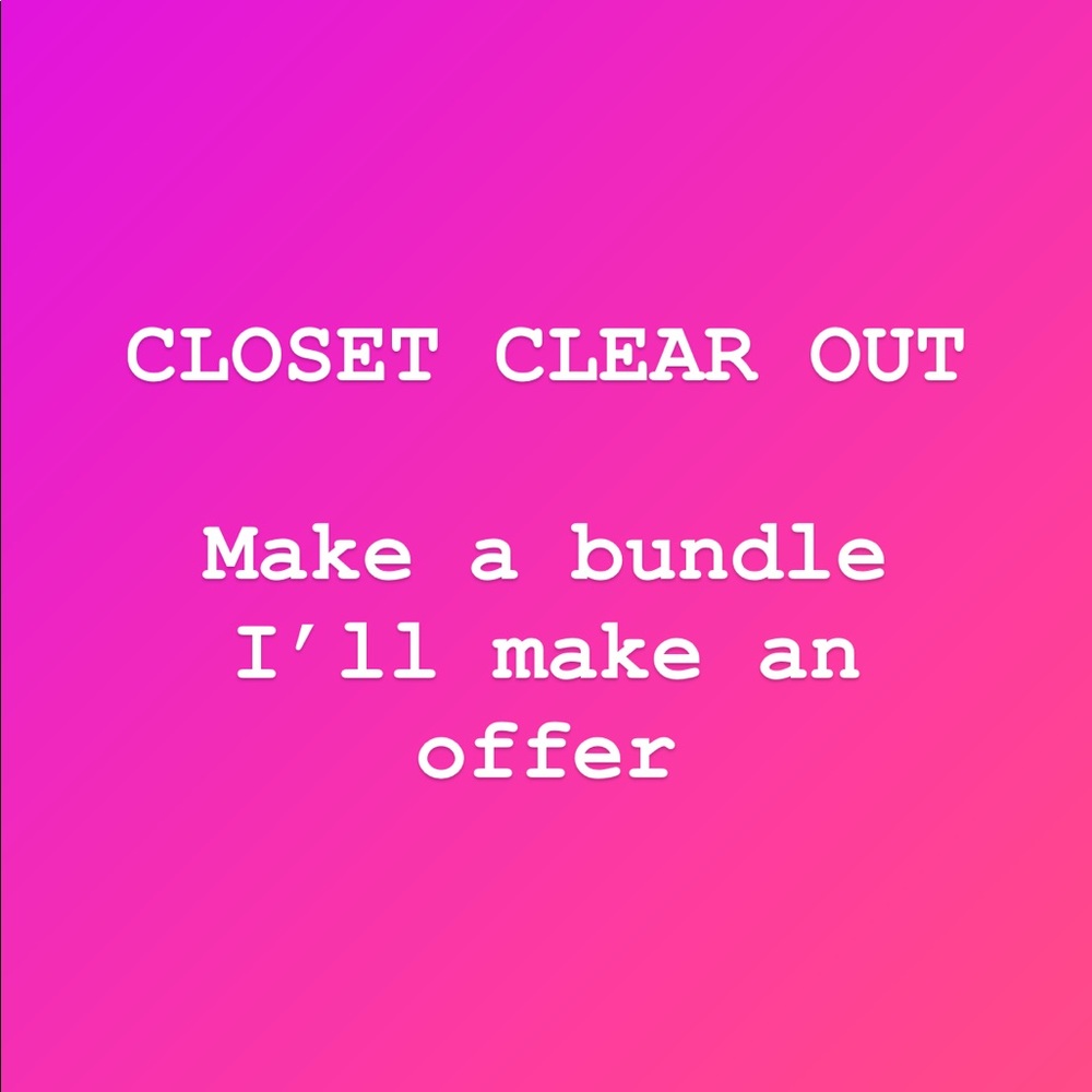 Moving..everything must go